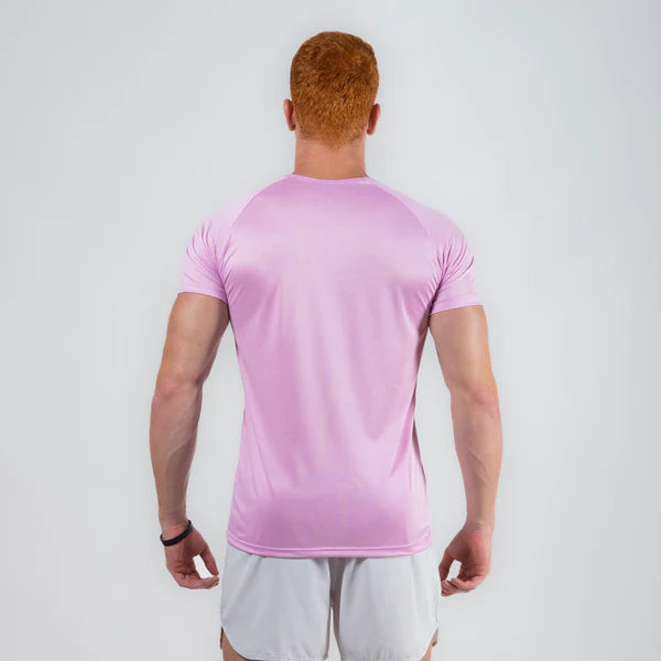 Camiseta Dry Fit Parallel Line Rosa Pétala