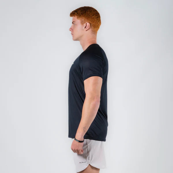 Camiseta Dry Fit Parallel Line Preto