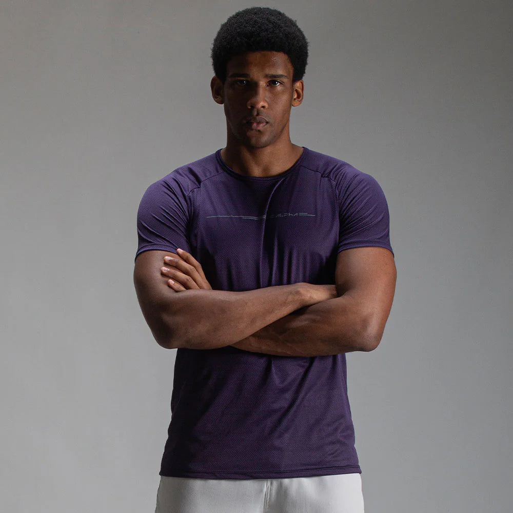 Camiseta Dry Fit Line Move Açaí