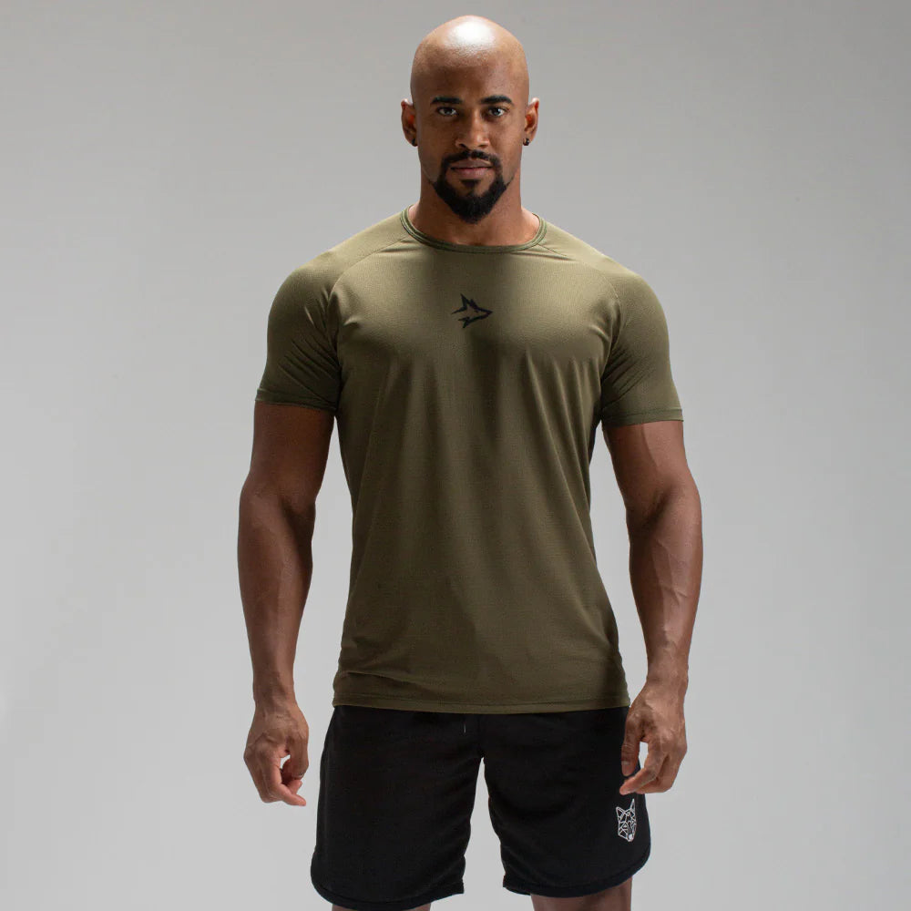 Camiseta Dry Fit Middle Lupus Verde Uva