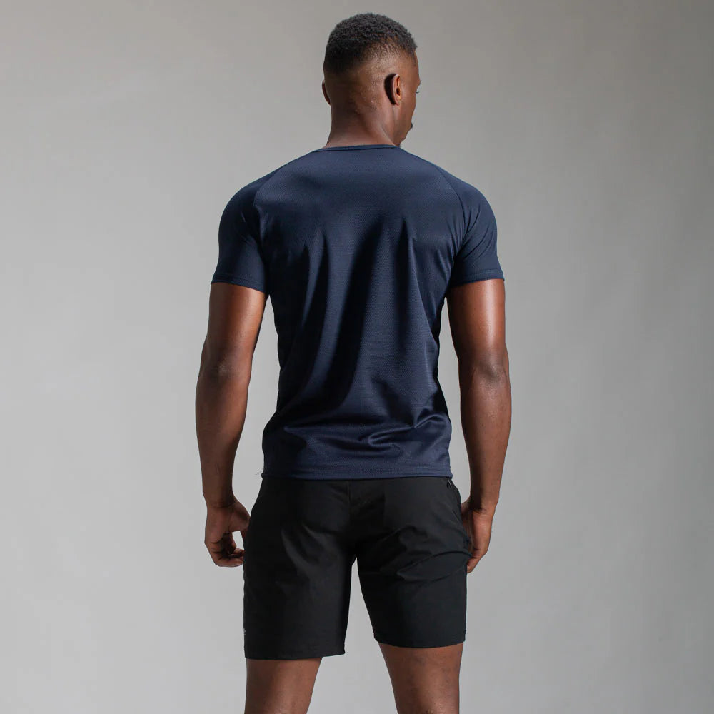 Camiseta Dry Fit Fluid Azul Noturno