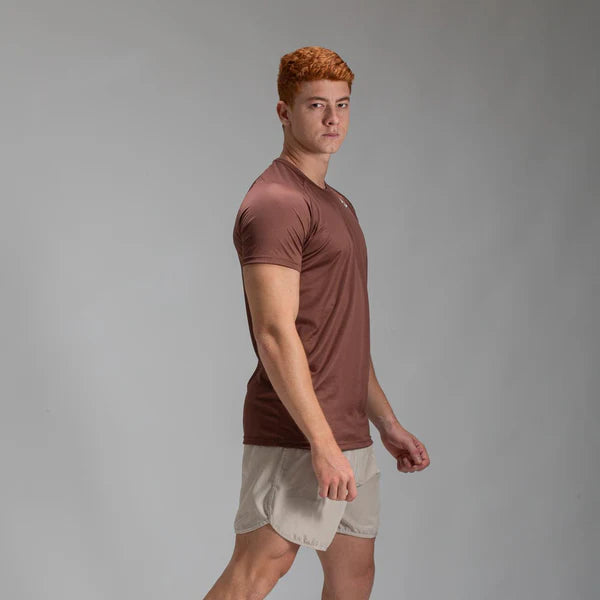Camiseta Dry Fit New Lupus Marrom