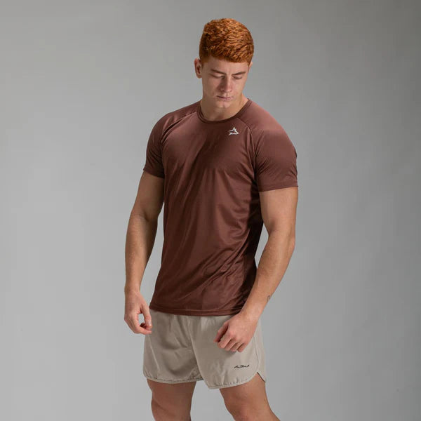Camiseta Dry Fit New Lupus Marrom