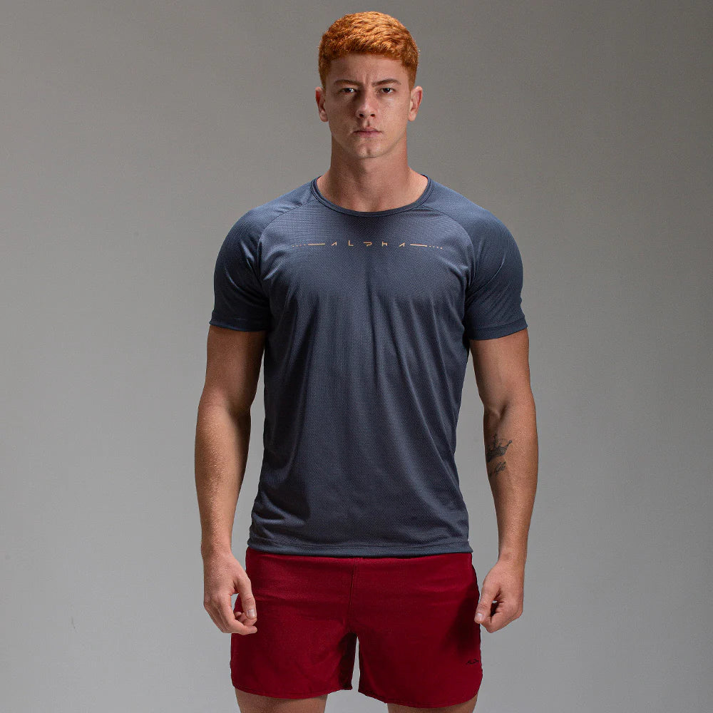 Camiseta Dry Fit Max Core Cinza Sombra