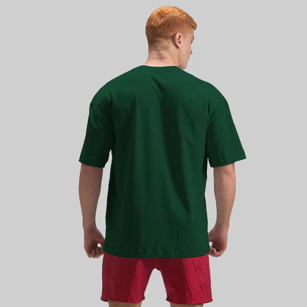 Camiseta Oversized Lupus Verde Floresta