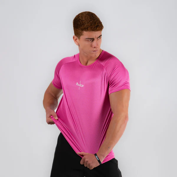 Camiseta Dry Fit Lineup Rosa Magenta