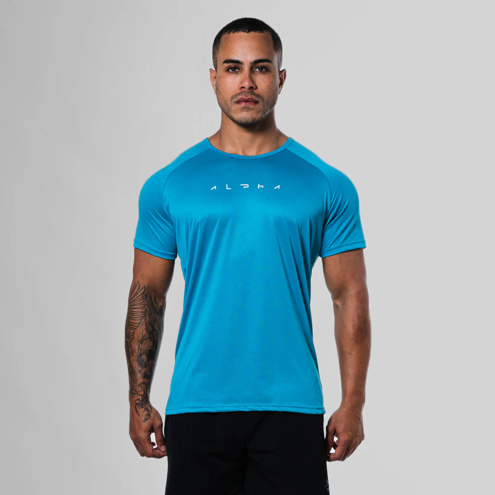 Camiseta Dry Fit Horizon Azul Pacifico
