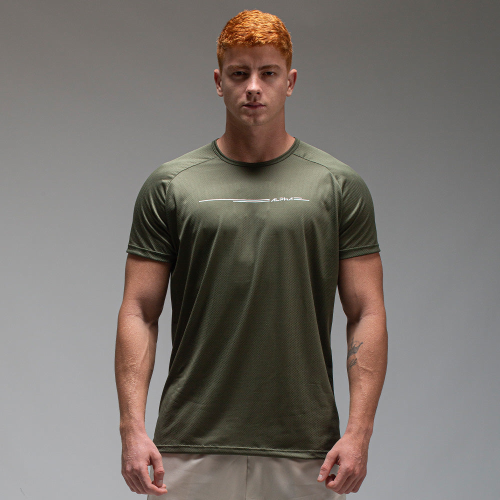 Camiseta Dry Fit Line Move - Verde Uva