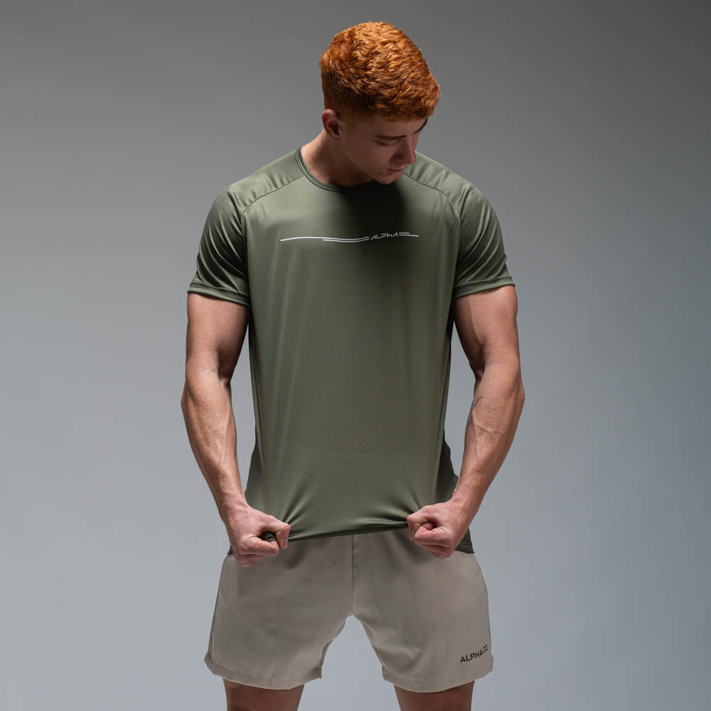 Camiseta Dry Fit Line Move - Verde Uva