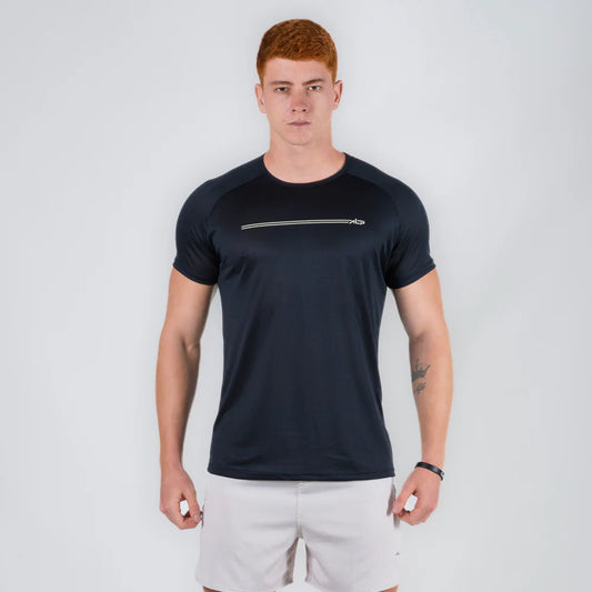 Camiseta Dry Fit Parallel Line Preto