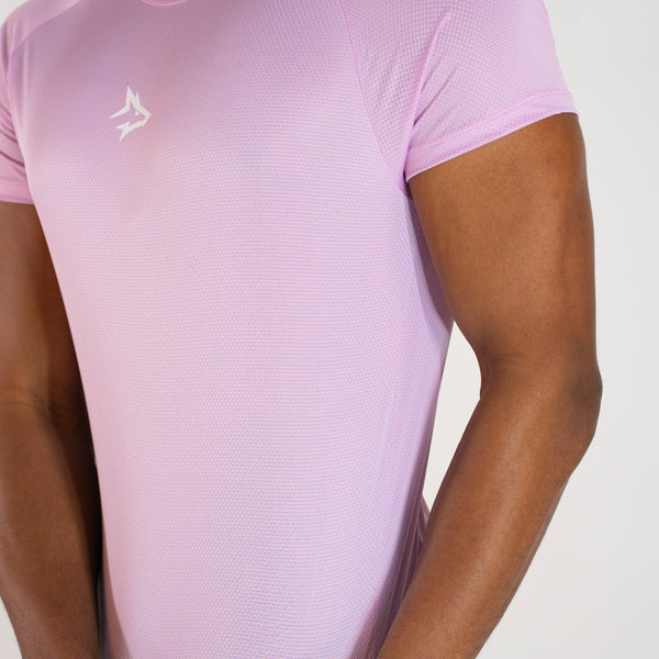 Camiseta Dry Fit Middle Lupus Rosa Pétala