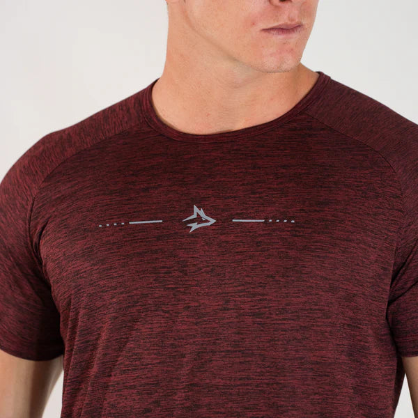 Camiseta Dry Fit Lupus Core Mescla Vinho