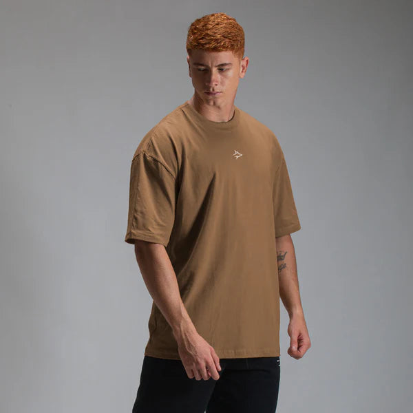 Camiseta Oversized Lupus Caramelo