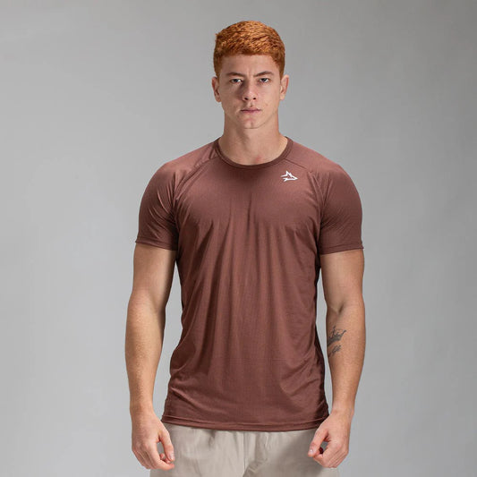 Camiseta Dry Fit New Lupus Marrom