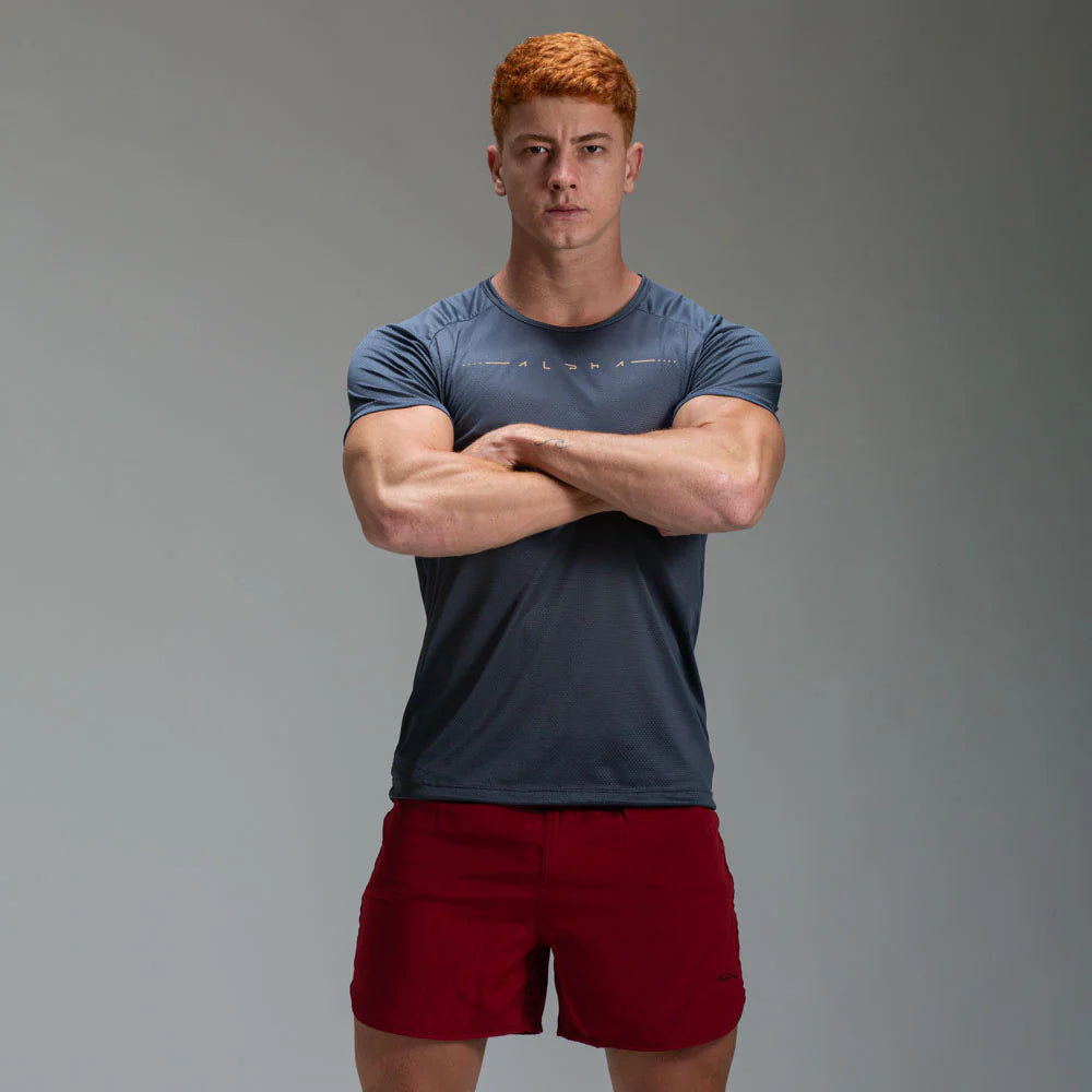 Camiseta Dry Fit Max Core Cinza Sombra