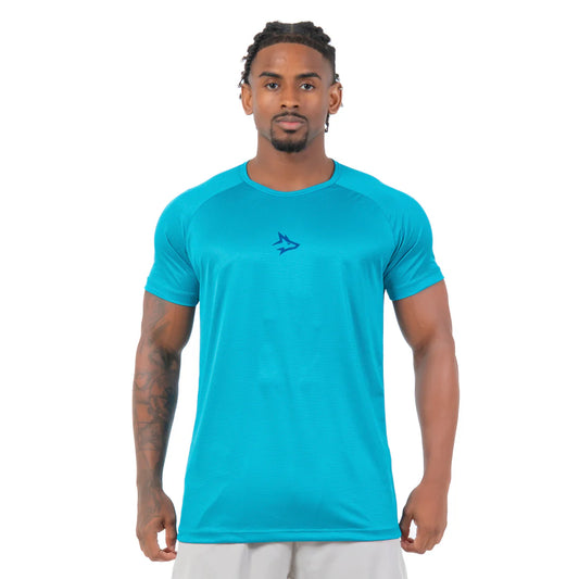 Camiseta Dry Fit Middle Lupus Azul Pacifico