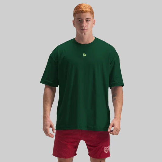Camiseta Oversized Lupus Verde Floresta