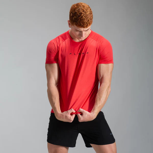 Camiseta Dry Fit Horizon Vermelho Acerola