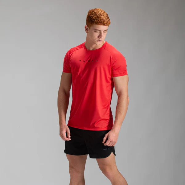 Camiseta Dry Fit Horizon Vermelho Acerola