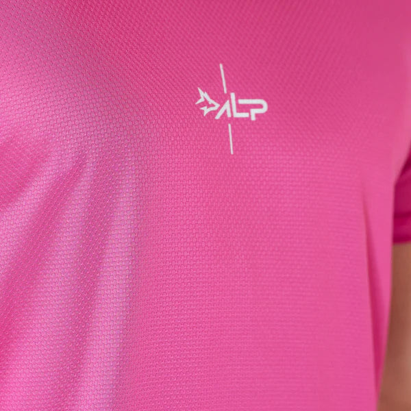 Camiseta Dry Fit Lineup Rosa Magenta