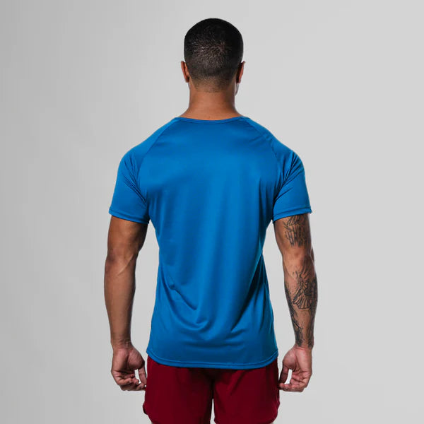 Camiseta Dry Fit Motion Azul Safira