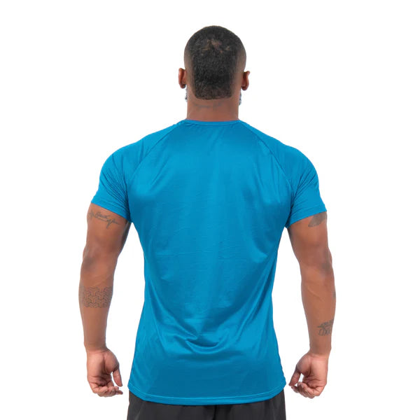 Camiseta Dry Fit Lineup Azul Safira