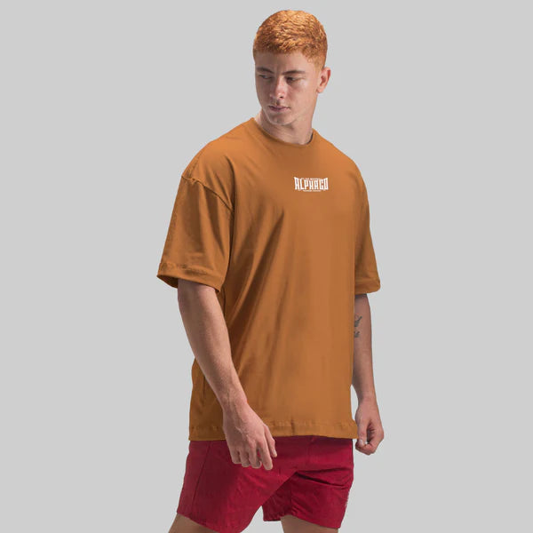 Camiseta Oversized Solid Cappuccino