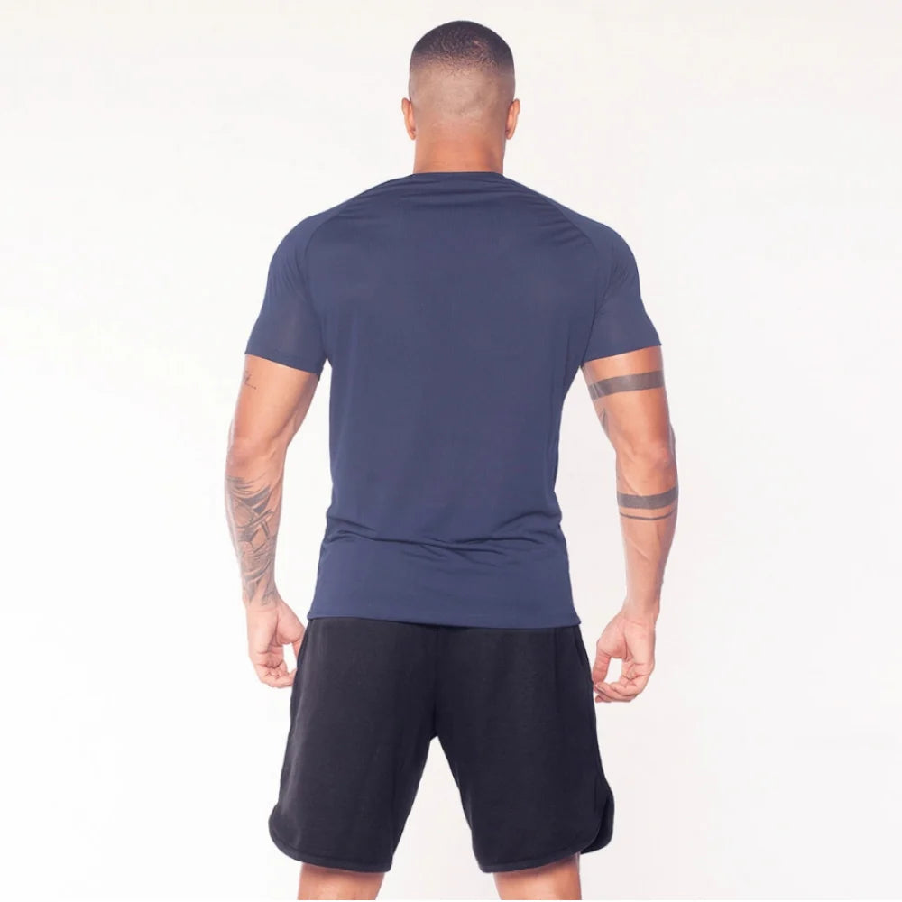 Camiseta Dry Lobo Geometrico Ocean