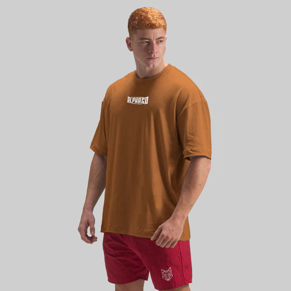 Camiseta Oversized Solid Cappuccino