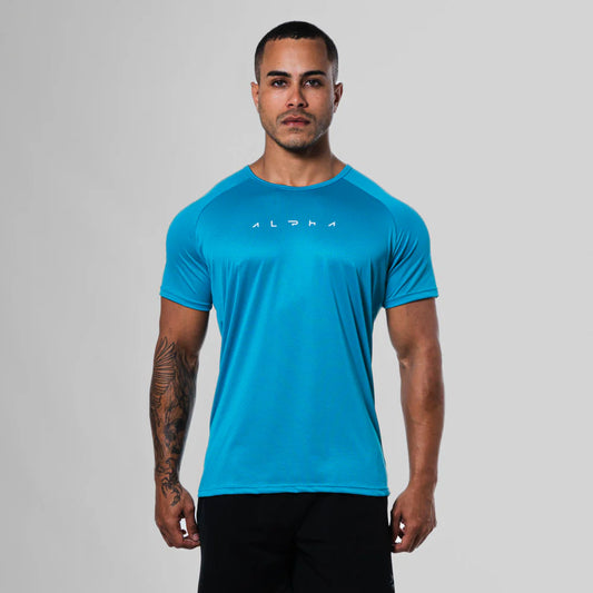 Camiseta Dry Fit Horizon Azul Pacifico