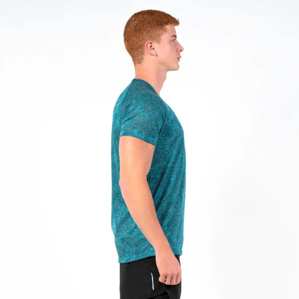 Camiseta Dry Fit Camuflada Middle Lupus Verde Água