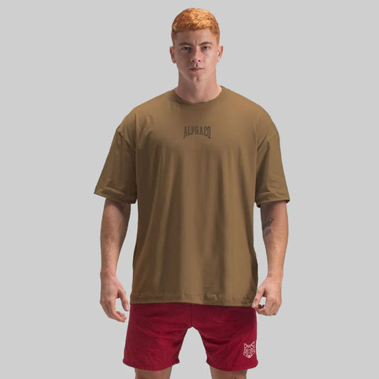 Camiseta Oversized Legacy Caramelo