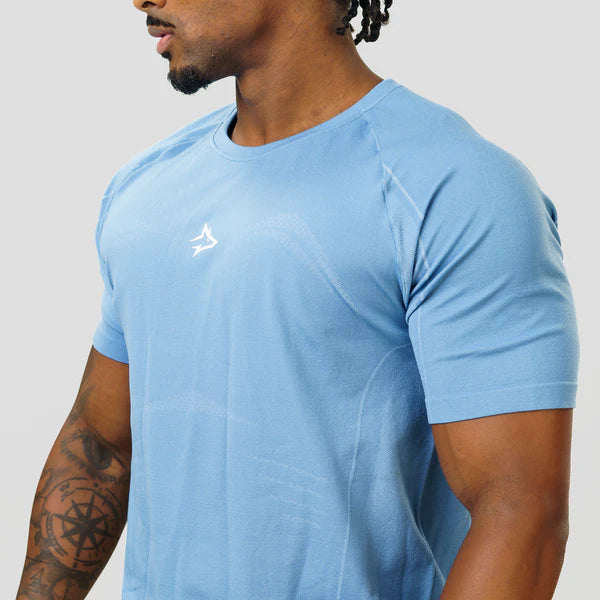 Camiseta Apex Dry Power Azul Petróleo - Sem Costura