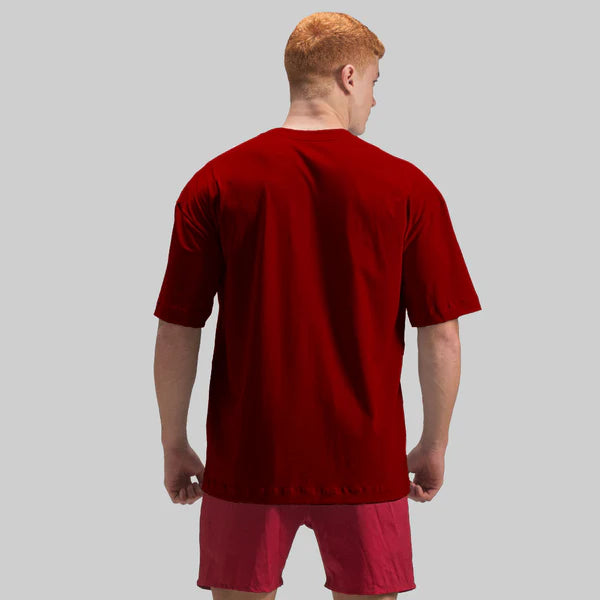 Camiseta Oversized Lupus Carmim
