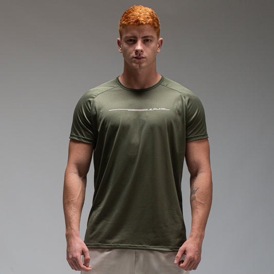 Camiseta Dry Fit Line Move - Verde Uva